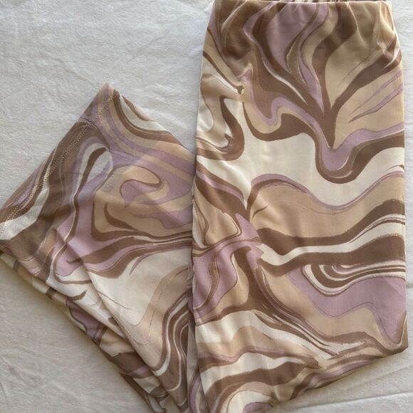 AFRM Marble Swirl Mesh Top and Skirt Set - Picture 3 of 6